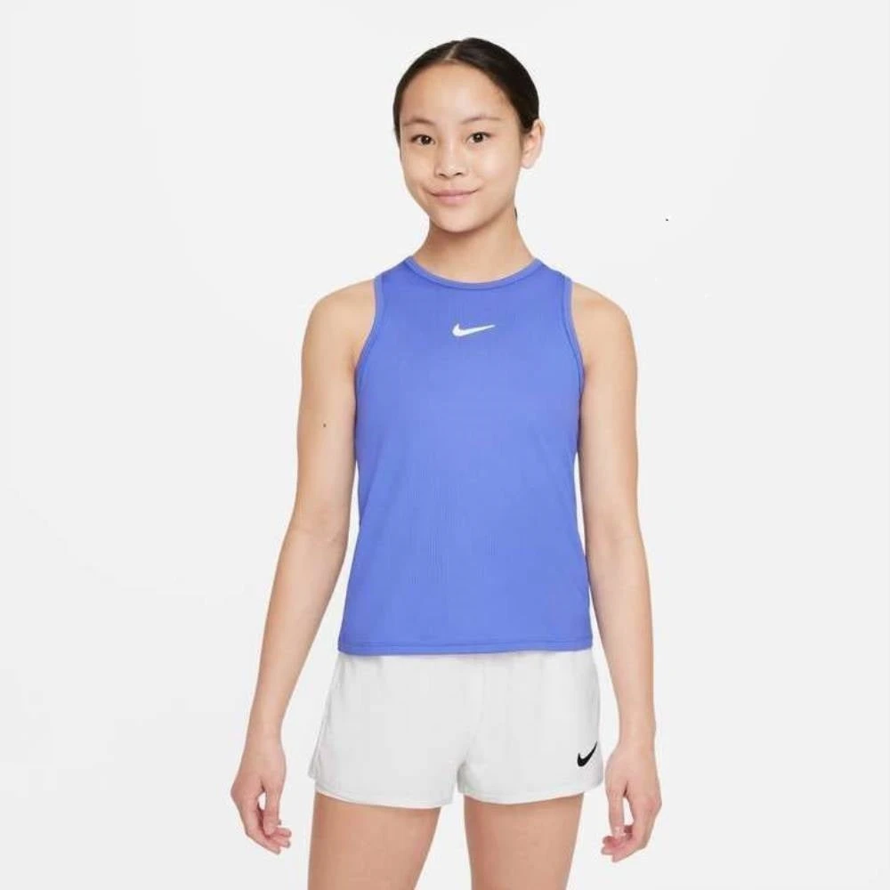 Nike Girl's Dri-FIT Victory Tank (Sapphire/White) 3 Nike Girl's Dri-FIT Victory Tank (Sapphire/White)
