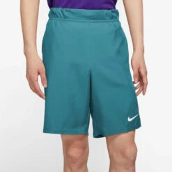 Nike Men's Dri-FIT Victory 9-Inch Shorts (Bright Spruce/White)